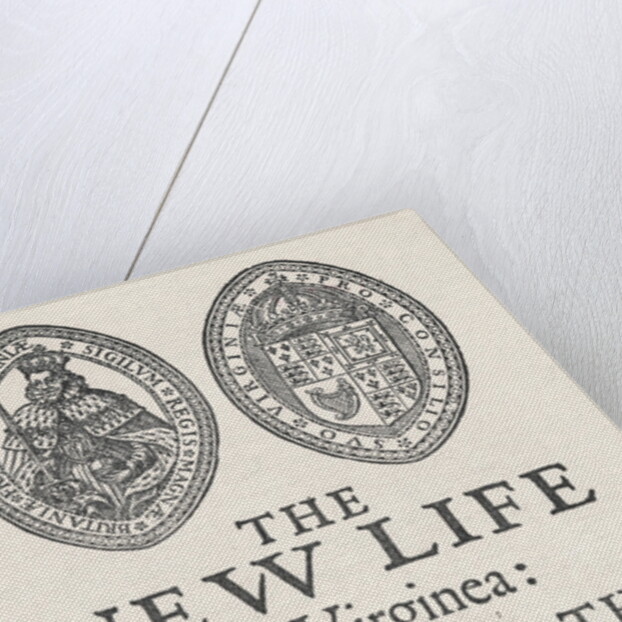 Portrait of The New Life of Virginia Document by Anonymous