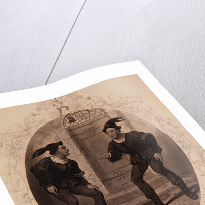 Illustration of Scene from Comedy of Errors by Anonymous
