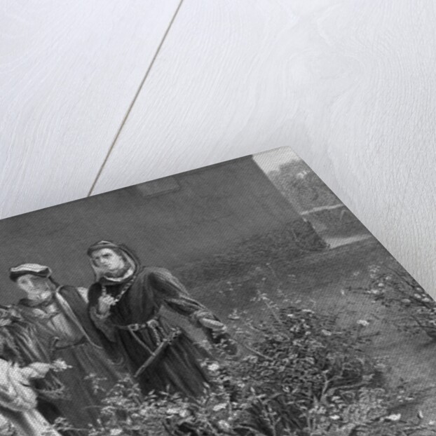 Noblemen in a Garden by Anonymous