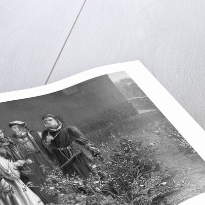 Noblemen in a Garden by Anonymous