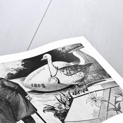 Cartoon of William McKinley Trying to Stop Yellow Journalism by Anonymous