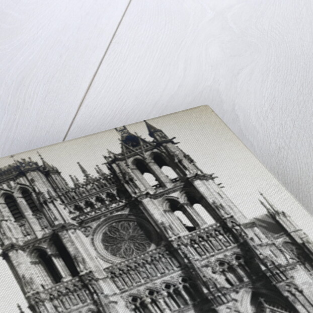 Exterior of the Amiens Cathedral by Anonymous