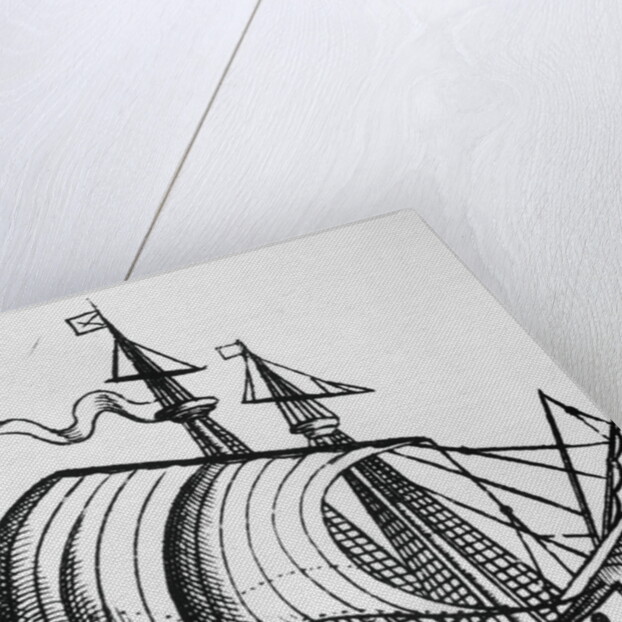 Fifteenth Century Caravel by Anonymous