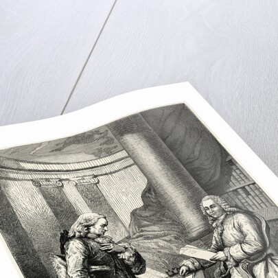 Illus/A R J Turgot Being Dismissed by Anonymous
