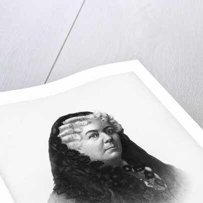 Engraving of Elizabeth Cady Stanton by Anonymous