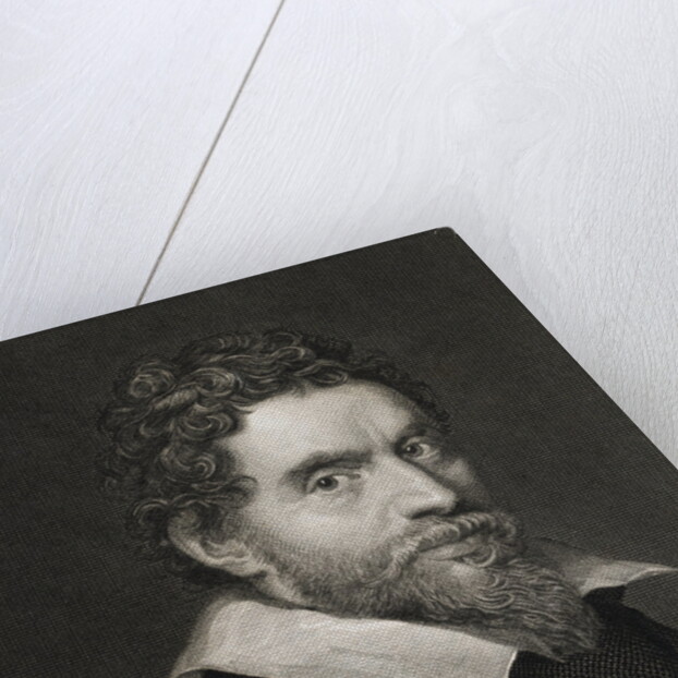 Engraved Portrait of Ben Jonson by Anonymous