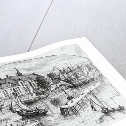 Illustration of Downtown New York by Anonymous