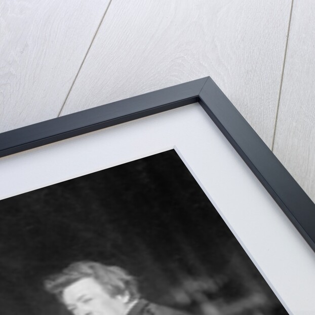Pianist Ferrucio Busoni Posing at Piano by Anonymous