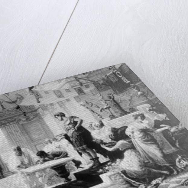 Caligula Choosing Gladiator in His Court by Anonymous