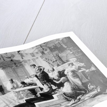 Caligula Choosing Gladiator in His Court by Anonymous