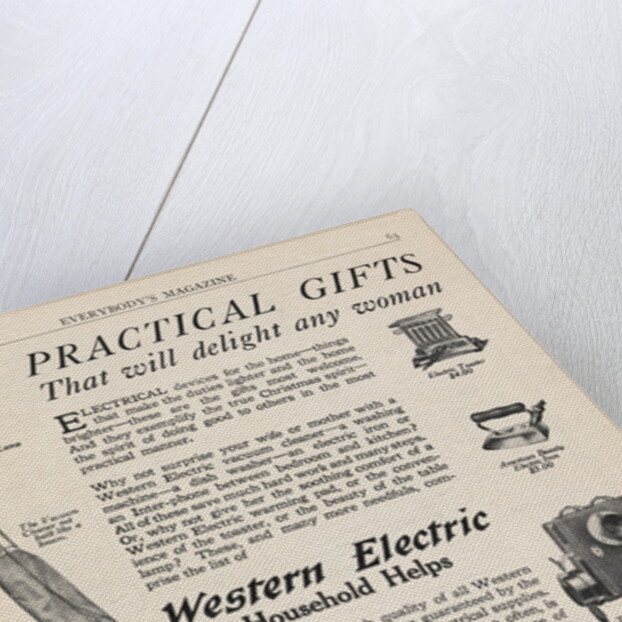 Advertisement for Western Electric Appliances by Anonymous