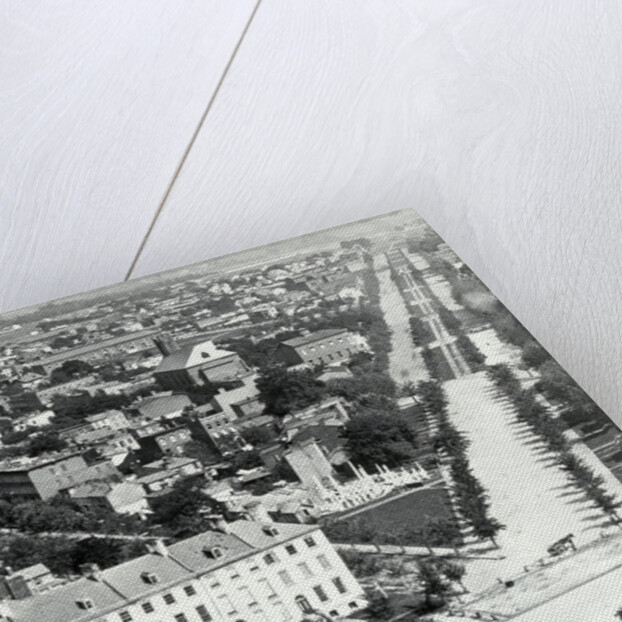 Aerial View Of Washington Dc, 1850 by Anonymous