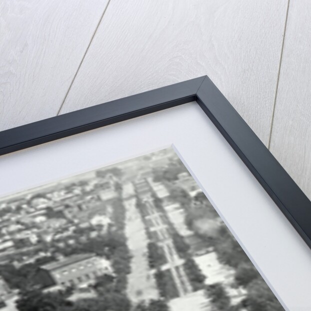 Aerial View Of Washington Dc, 1850 by Anonymous