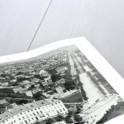 Aerial View Of Washington Dc, 1850 by Anonymous