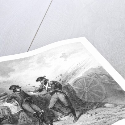 Napoleon and His Party Resting at Encampment by Anonymous