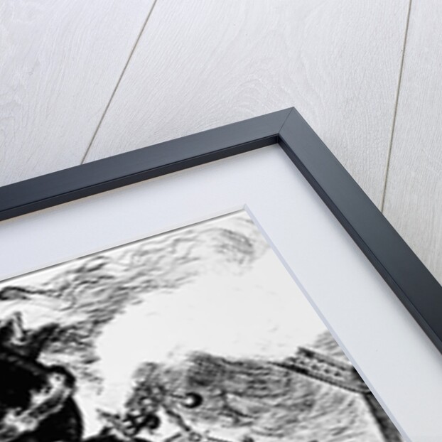 The Demon Which is Destroying the People Political Cartoon by Anonymous