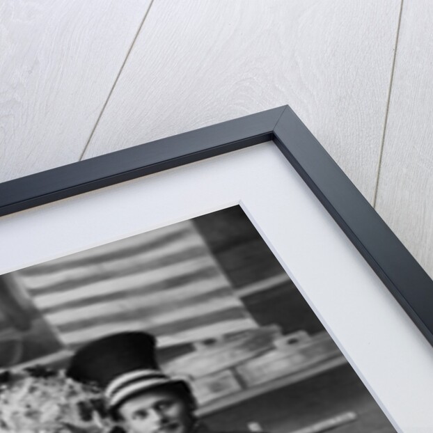 Swedish Couple Wearing Traditional Wedding Outfits by Anonymous