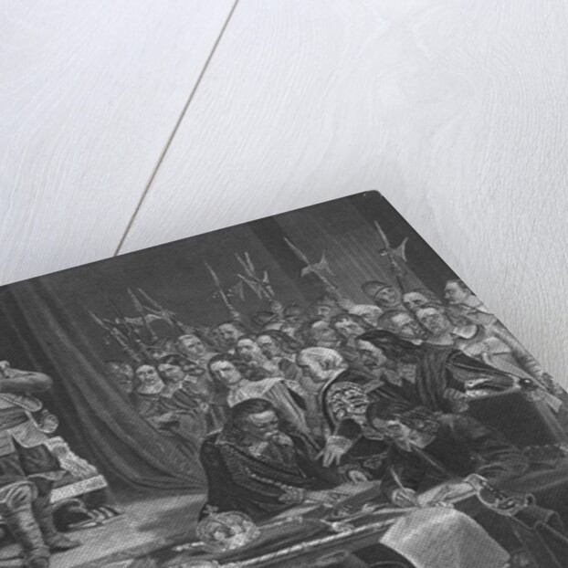 Oliver Cromwell Refusing Crown of England by Anonymous