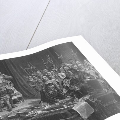 Oliver Cromwell Refusing Crown of England by Anonymous