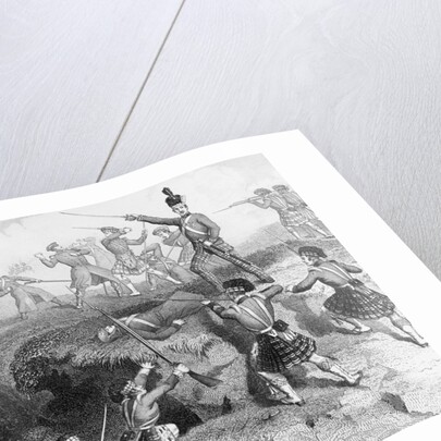 The Highlanders Attacking the Russian Redoubt at the Battle of Alma by D.J. Pound