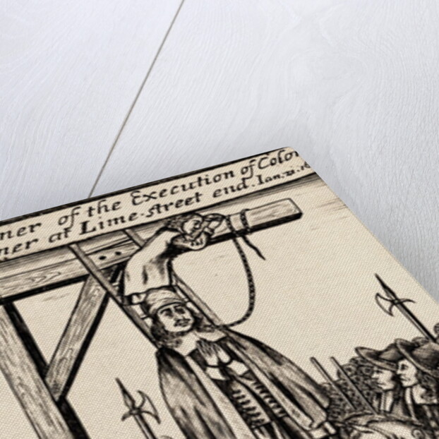 Scene of Public Hanging by Anonymous