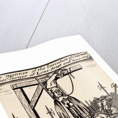 Scene of Public Hanging by Anonymous