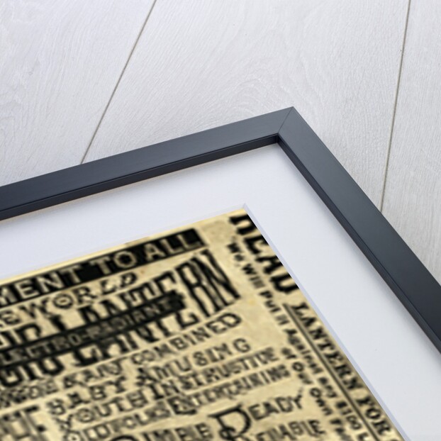 Ad for an Early Slide Projector by Anonymous