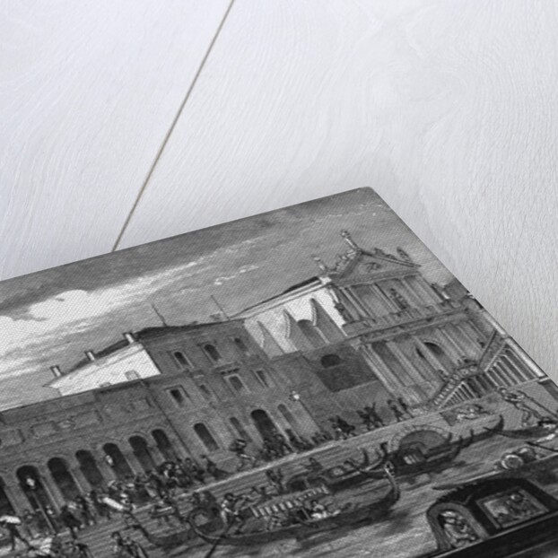 Illustration of Railway Station in Venice by Anonymous