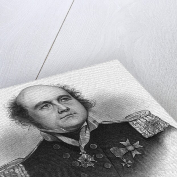 Illustrated Portrait of Sir John Franklin by Anonymous