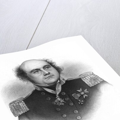 Illustrated Portrait of Sir John Franklin by Anonymous