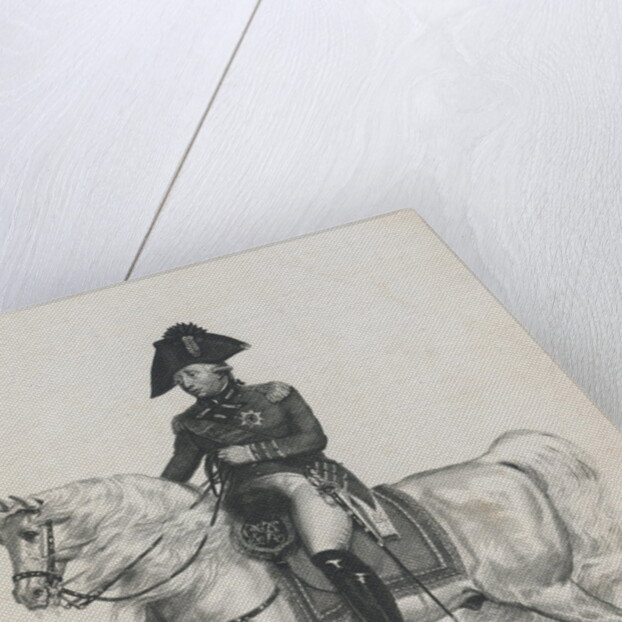 King George III on His Horse by Anonymous