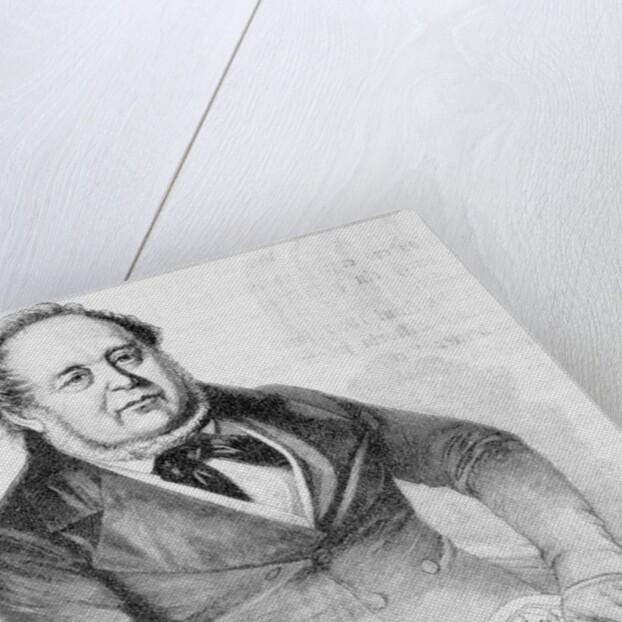 Illustration of Georg F. List in Suit by Anonymous