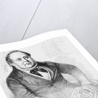Illustration of Georg F. List in Suit by Anonymous
