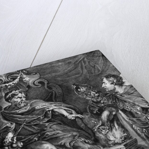 Mucius Before Lars Porsena by Anonymous