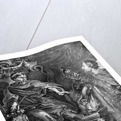 Mucius Before Lars Porsena by Anonymous