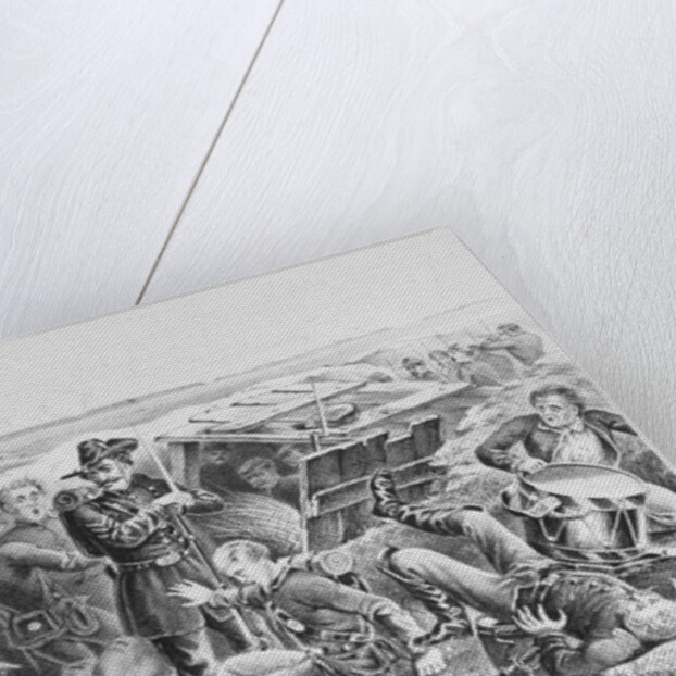 The Interrupted Game Illustration by Anonymous