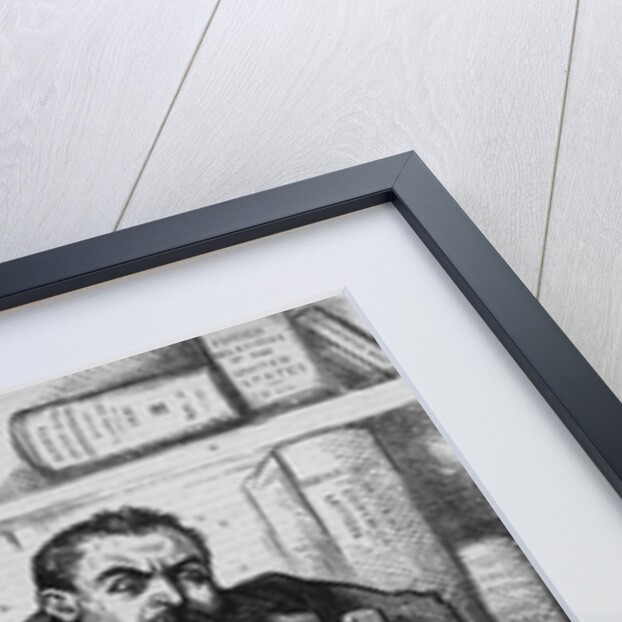 Thomas Nast Trying To Come Up W/Cartoon by Anonymous