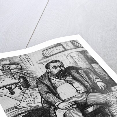 Thomas Nast Trying To Come Up W/Cartoon by Anonymous