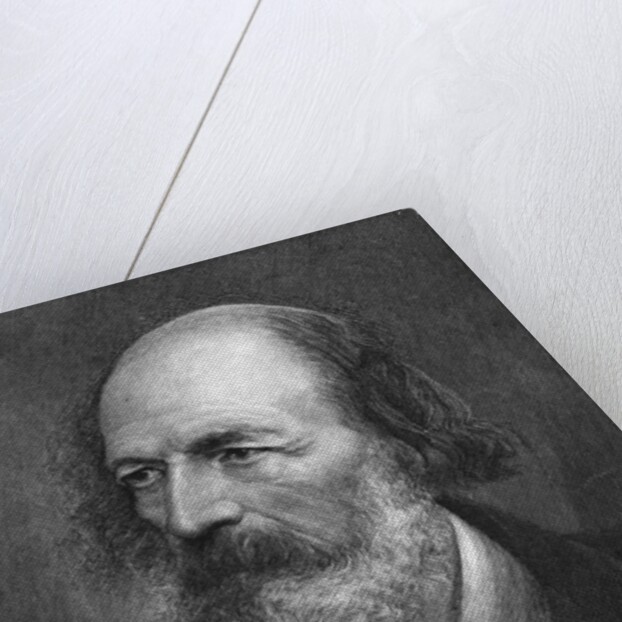 Portrait of Alfred Lord Tennyson by Anonymous