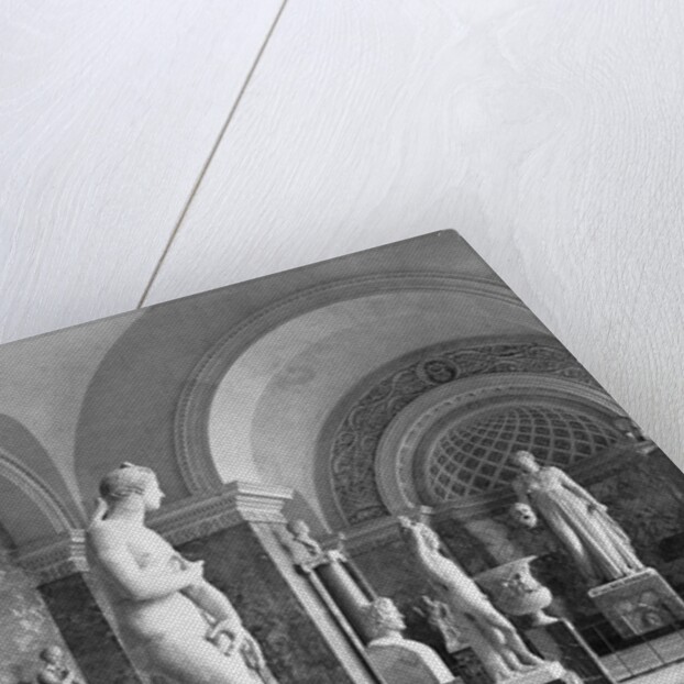 Statues of Gladiators in the Louvre Museum by Anonymous