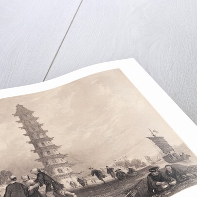 Chinese Men Playing Badminton by Anonymous