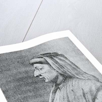 Profile Drawing of Early Architect Fillippo Brunelleschi by Anonymous