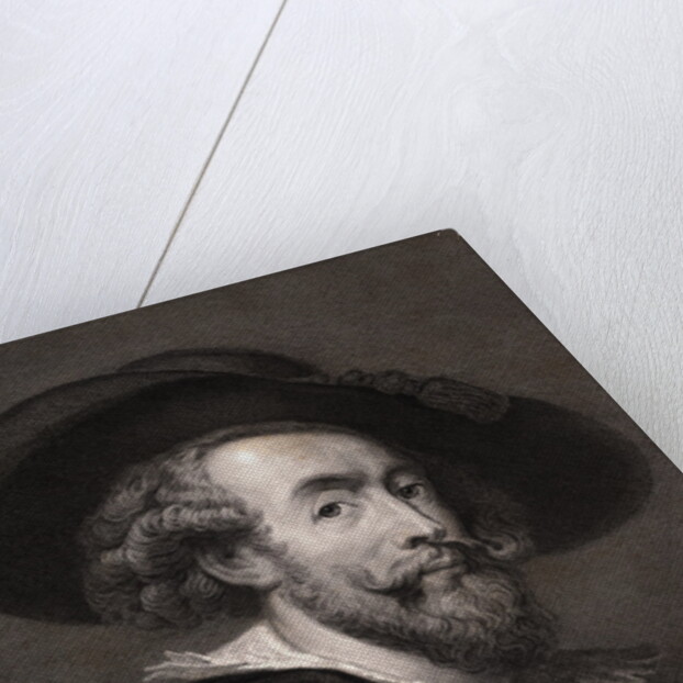 Flemish Painter Peter Paul Rubens Wearing Hat by Anonymous