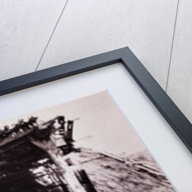 Woman Weaving Basket by Anonymous