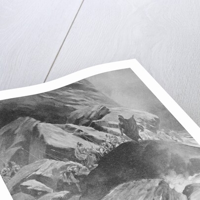 Army Traveling through Mountains by Anonymous