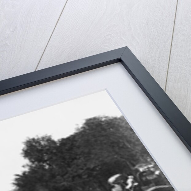 Horse Driven Carriages at Avenue Des Champs Elysees by Anonymous