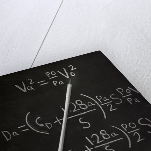 Equation on Blackboard by Anonymous