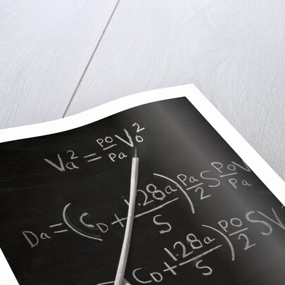 Equation on Blackboard by Anonymous