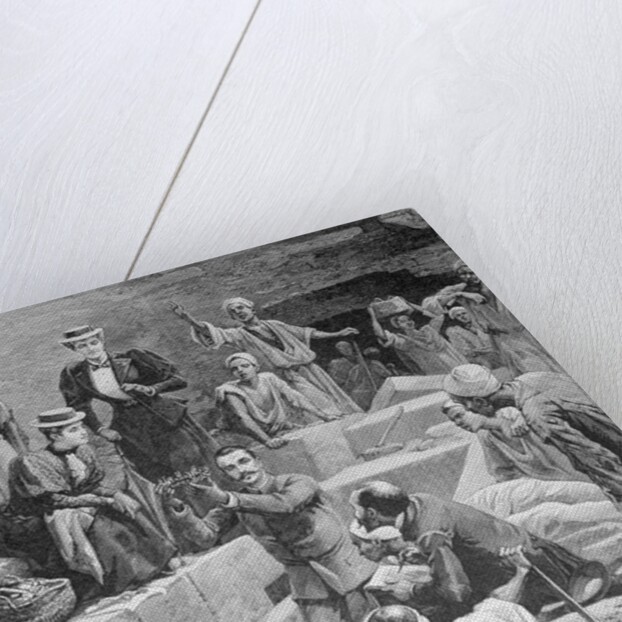 M. De Morgan Uncovering Mummy by Anonymous