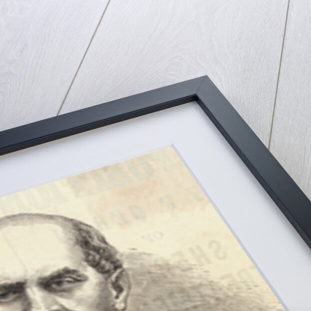 Domingo F. Sarmiento, President of the Argentine Confederation Magazine Illustration by Anonymous